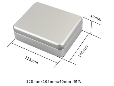 128×105×40mm长方形马口铁盒 喜糖饼干礼品盒包装收纳空蓝鲸体育丨中国有限公司官网